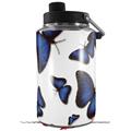 Skin Decal Wrap for Yeti 1 Gallon Jug Butterflies Blue - JUG NOT INCLUDED by WraptorSkinz
