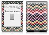Zig Zag Colors 02 - Decal Style Skin (fits 4th Gen Kindle with 6inch display and no keyboard)