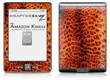 Fractal Fur Cheetah - Decal Style Skin (fits 4th Gen Kindle with 6inch display and no keyboard)