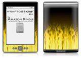Fire Yellow - Decal Style Skin (fits 4th Gen Kindle with 6inch display and no keyboard)